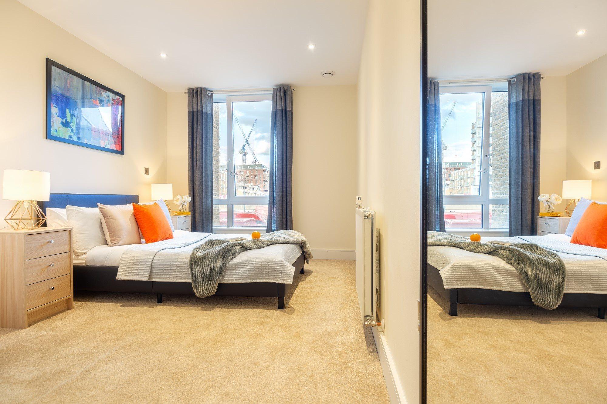 Two Bedroom Serviced Apartment With Balcony In Weymouth Building, Deacon Street Londra Esterno foto